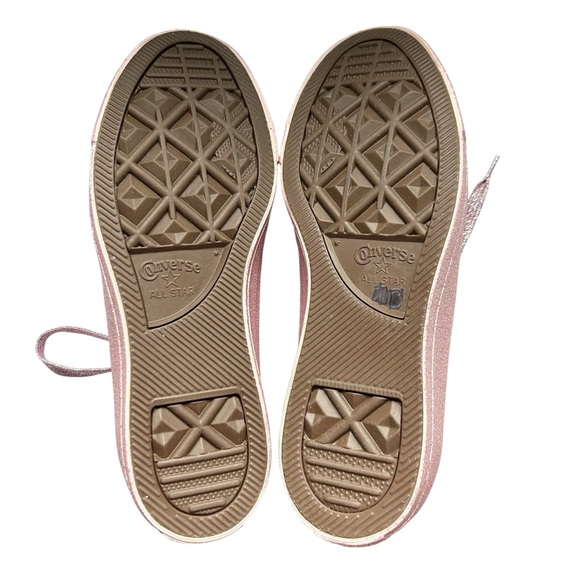 New Pink Metallic Glitter Converse Chuck Taylor Low Top 9 - Picture 13 of 13